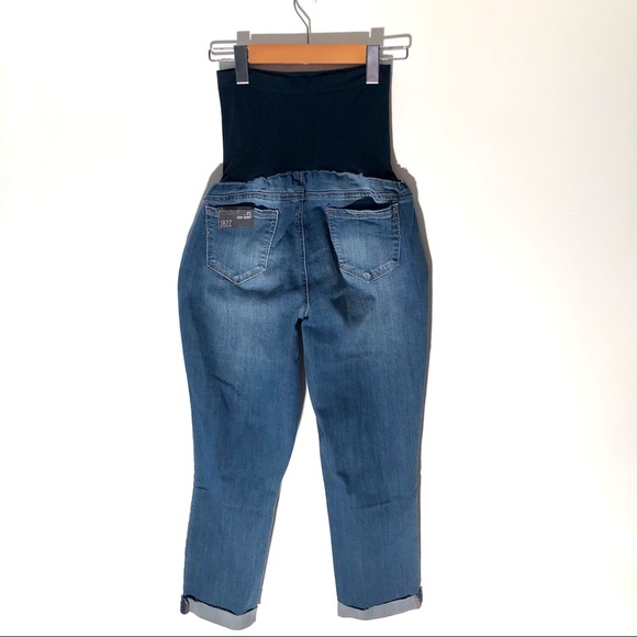 Crop Skinny Maternity Jeans XL - Picture 2 of 4